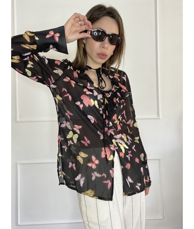 Blusa sartoriale ROSSINI - farfalle