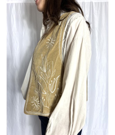 Gilet SIENNA desert gold