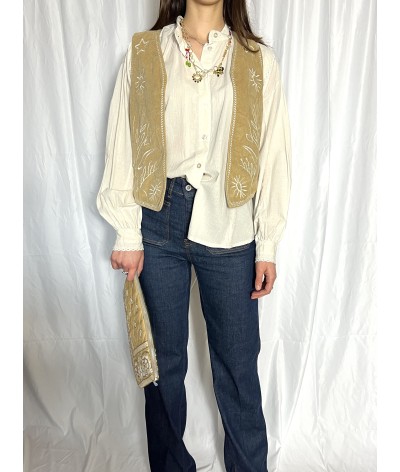 Gilet SIENNA desert gold