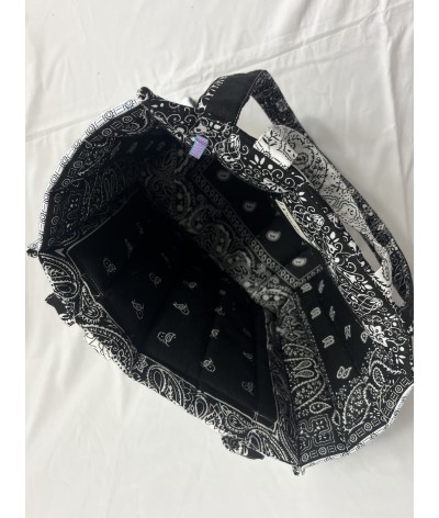 Bandana Tote - BANDITA - BIANCO E NERO