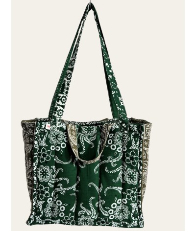 Bandana Tote - COTTAGE CORE - VERDONE E OLIVA