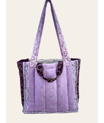 Bandana Tote - MIRTILLOSA - Lilla e Viola