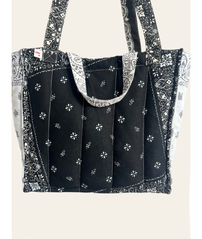 Bandana Tote - BANDITA - BIANCO E NERO