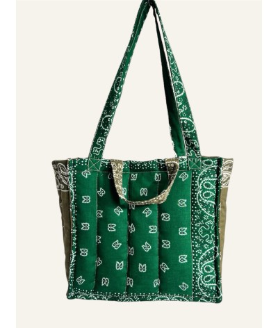 Bandana Tote - COTTAGE CORE - VERDONE E OLIVA