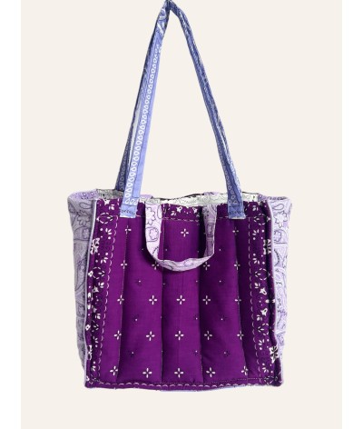 Bandana Tote - CAMPO DI VIOLE - VIOLA LAVANDA E ORCHIDEA