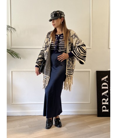 Cardigan kimono con frange GRETA