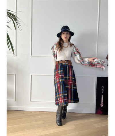 Gonna tartan maxi - classico ma pop